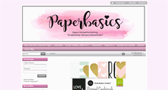 Desktop Screenshot of paperbasics.de